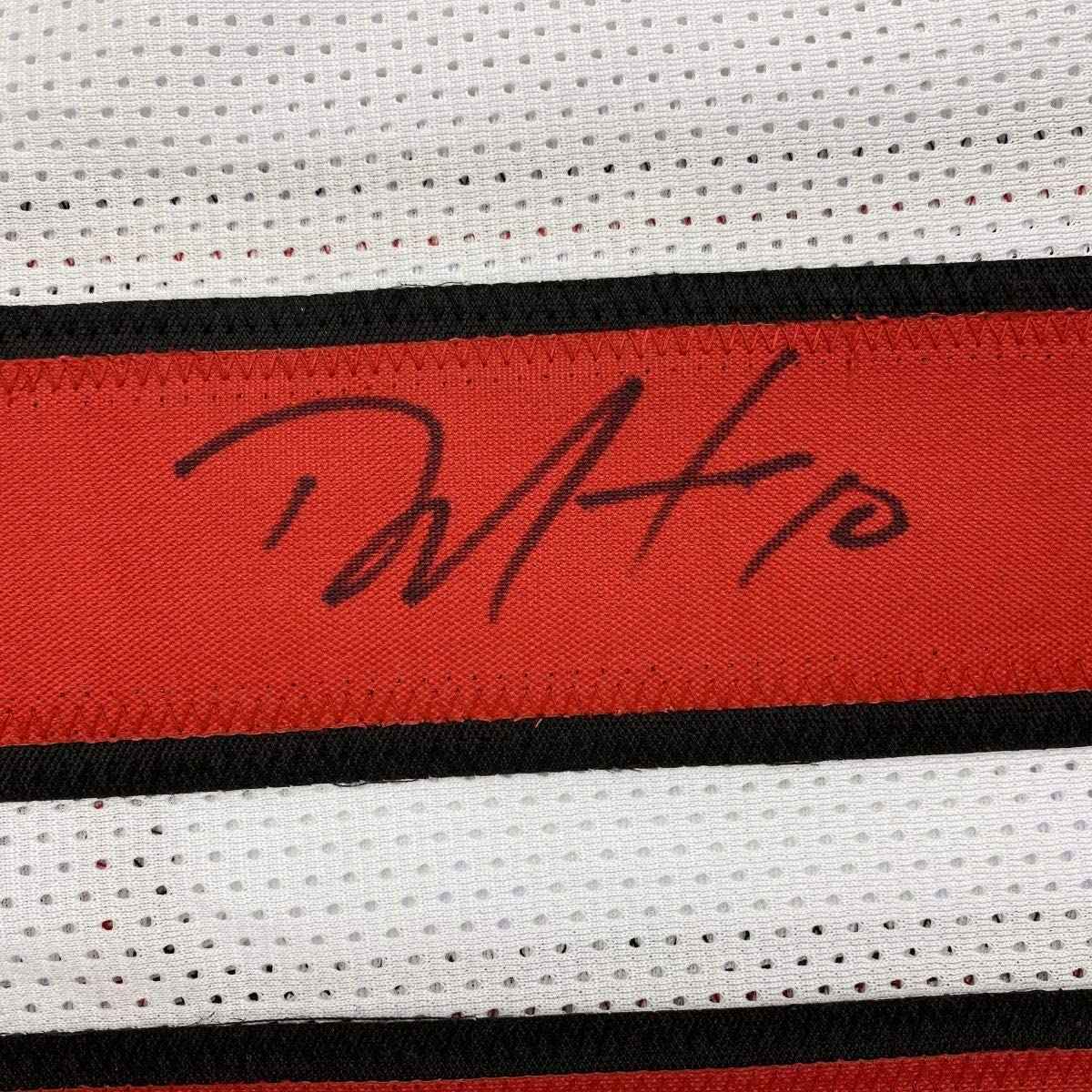 Autographed/Signed DeAndre Hopkins Arizona White Football Jersey JSA COA