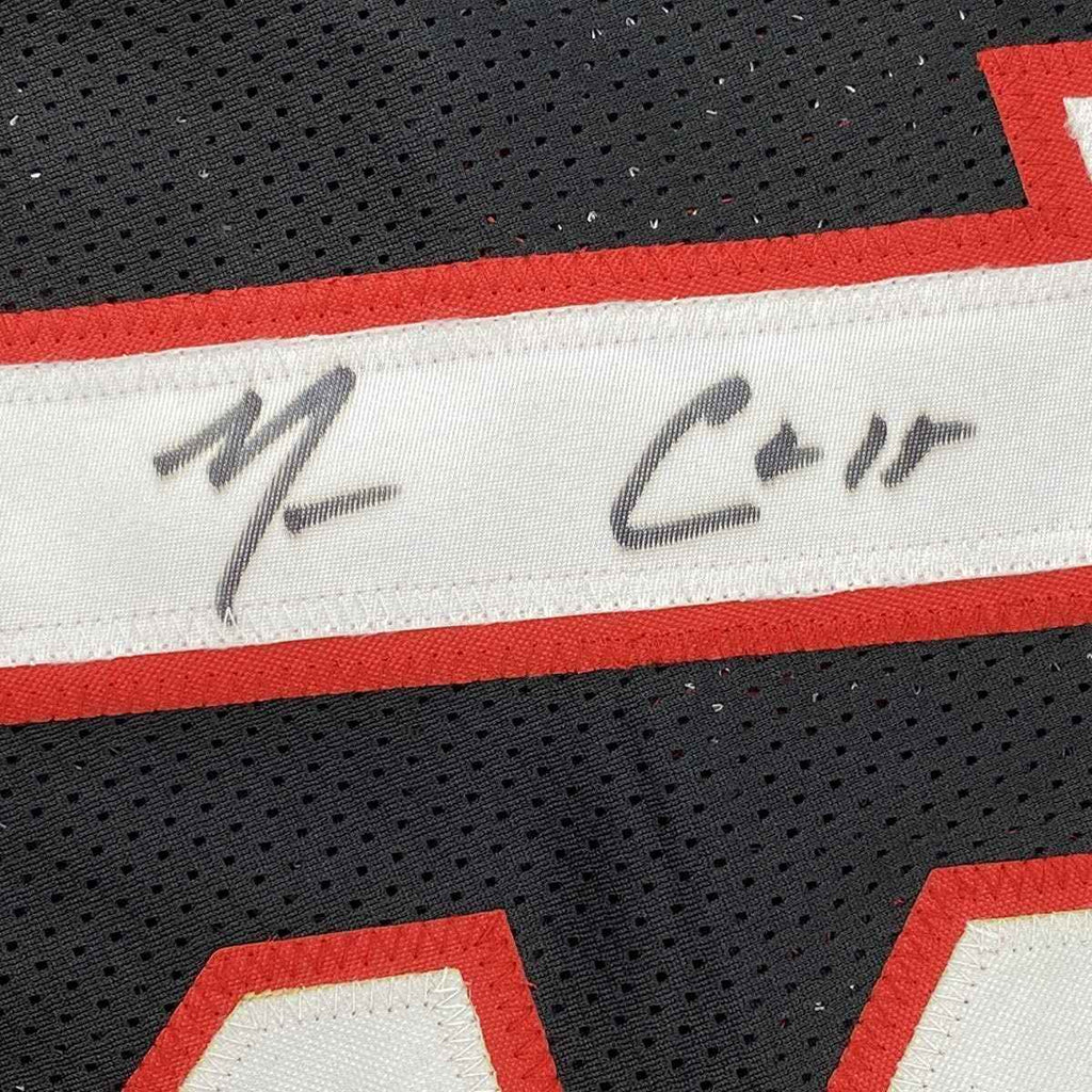 Autographed/Signed Mario Chalmers Miami Black Basketball Jersey JSA COA