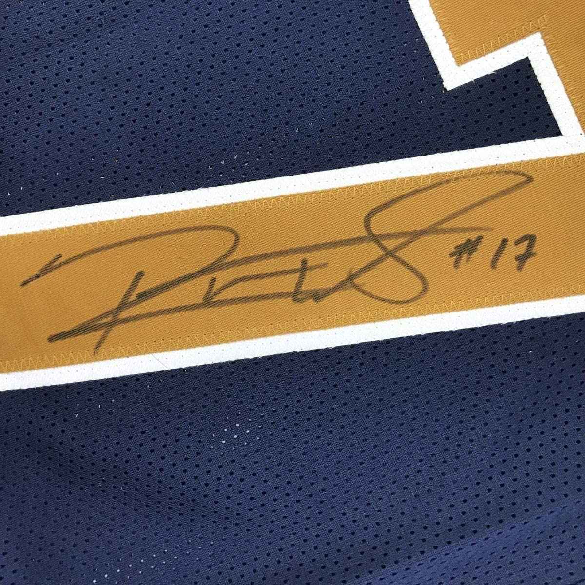 Framed Autographed/Signed Robert Woods 35x39 Los Angeles LA Dark Blue Football Jersey JSA COA