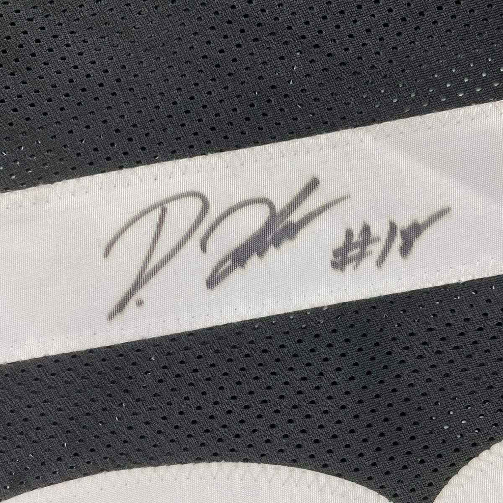Autographed/Signed Diontae Johnson Pittsburgh Black Football Jersey JSA COA