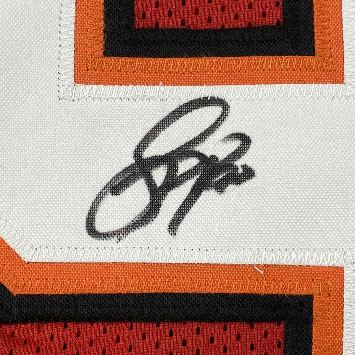 Autographed/Signed Jason Pierre-Paul Tampa Bay Red Football Jersey JSA COA
