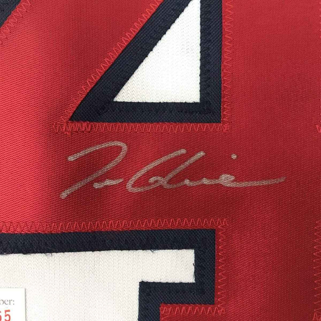 Autographed/Signed Tom Glavine Atlanta White Baseball Jersey JSA COA