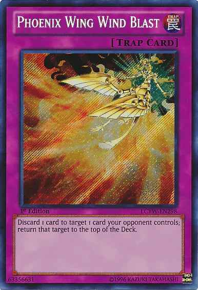 Phoenix Wing Wind Blast [LCYW-EN298] Secret Rare