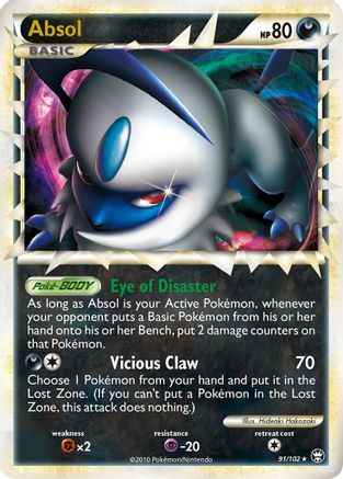 Absol (Prime) 091/102 - Triumphant Holofoil