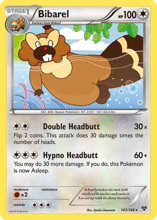 Bibarel 107/146 - XY Base Set