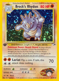 Brock's Rhydon 002/132 - Gym Heroes 1st Edition Holofoil