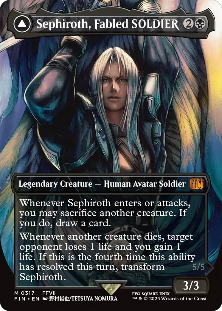 Sephiroth, Fabled SOLDIER (Borderless) (0317) (FIN-317) - FINAL FANTASY (Borderless)