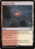 Sundown Pass (PPDMU-266P) - Innistrad: Crimson Vow Promos Foil