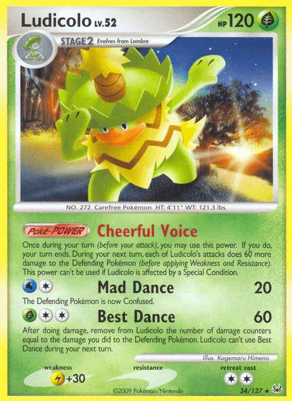 Ludicolo (34/127) [Platinum: Base Set]