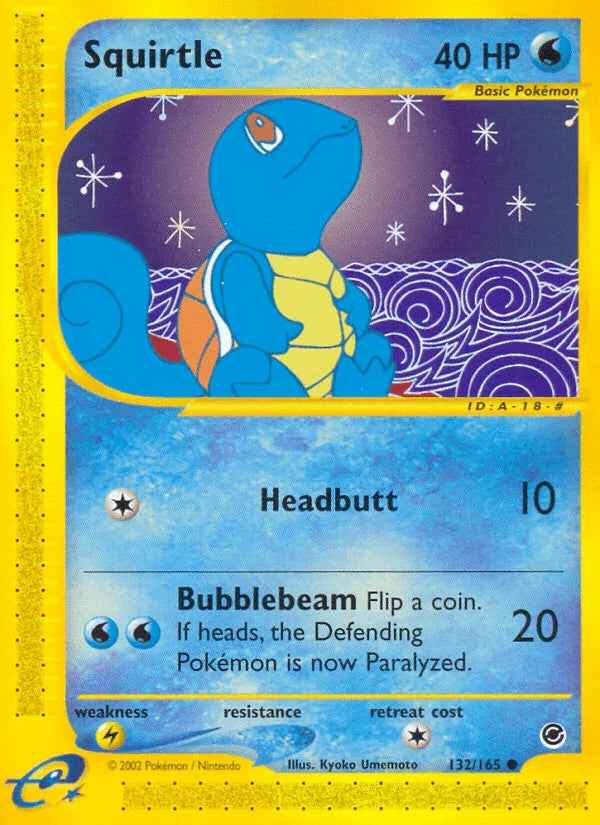 Squirtle (132/165) [Expedition: Base Set]