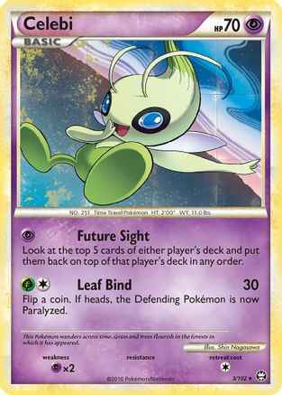 Celebi 003/102 - Triumphant Holofoil