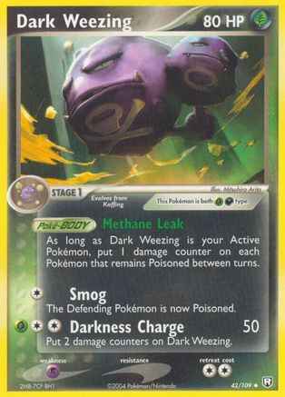 Dark Weezing 042/109 - Team Rocket Returns