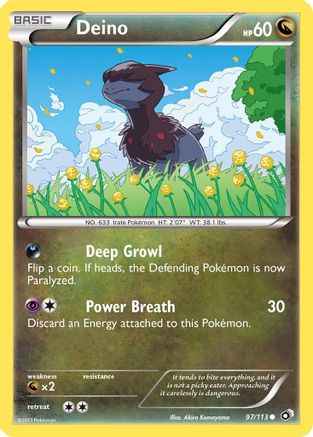 Deino 097/113 - Legendary Treasures Reverse Holofoil
