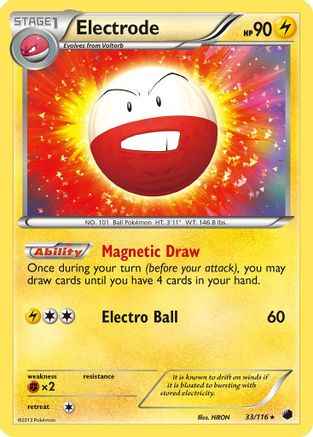 Electrode 033/116 - Plasma Freeze Holofoil