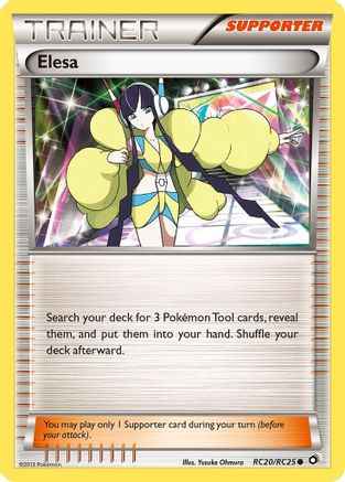 Elesa RC20/RC25 - Legendary Treasures Radiant Collection Holofoil