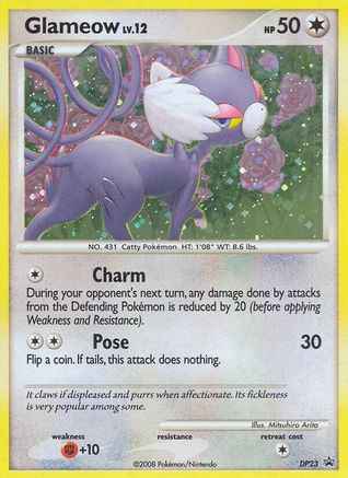 Glameow DP23/56 - Diamond and Pearl Promos Holofoil