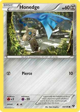 Honedge 083/146 - XY Base Set Reverse Holofoil