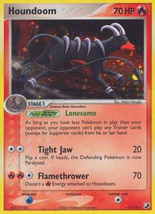 Houndoom 007/115 - Unseen Forces Holofoil