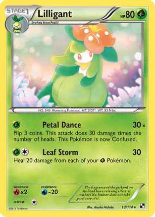 Lilligant 010/114 - Black and White