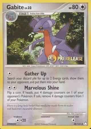 Gabite (48/123) (Prerelease Promo) [Diamond & Pearl: Black Star Promos]
