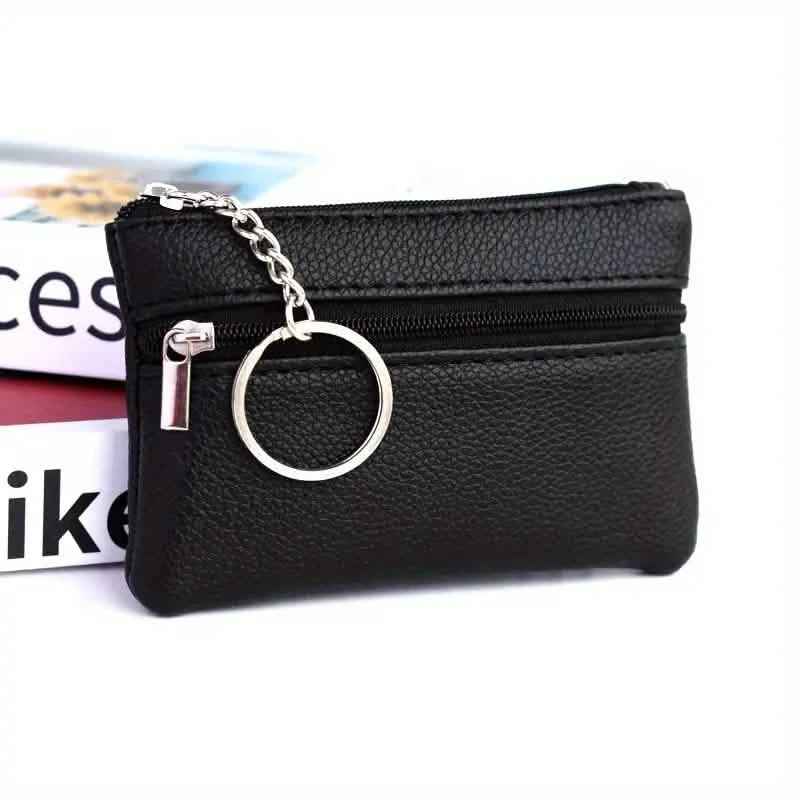 Mini Coin Wallet Purse with Keychain