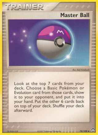 Master Ball 078/108 - Power Keepers Reverse Holofoil