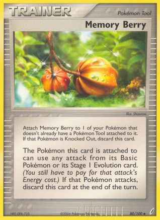 Memory Berry 080/100 - Crystal Guardians Reverse Holofoil