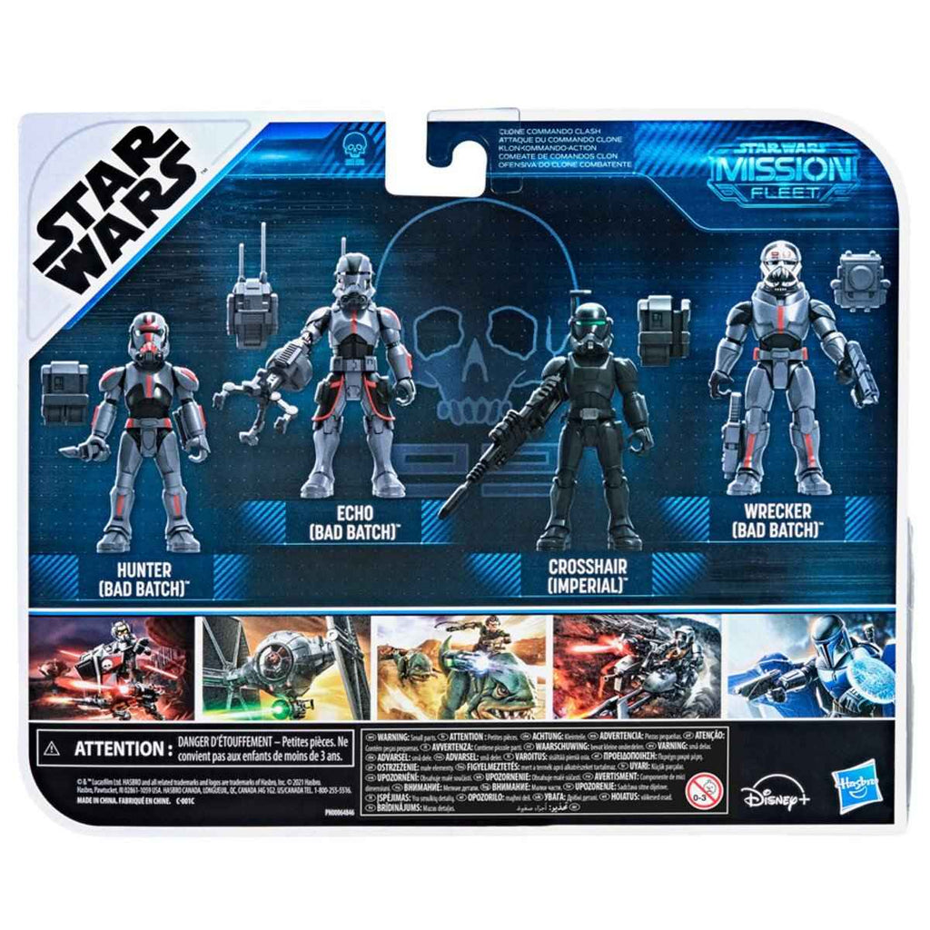 Star Wars Mission Fleet Clone Commando Clash Action Figures