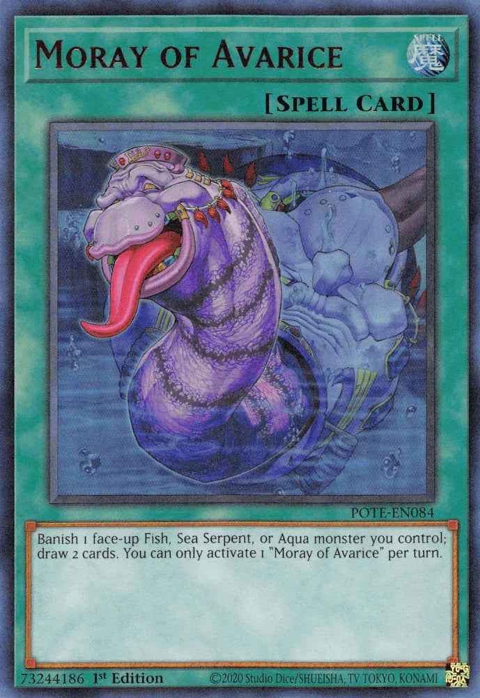 Moray of Avarice [POTE-EN084] Ultra Rare