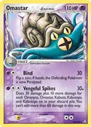 Omastar (Delta Species) 013/110 - Holon Phantoms Reverse Holofoil