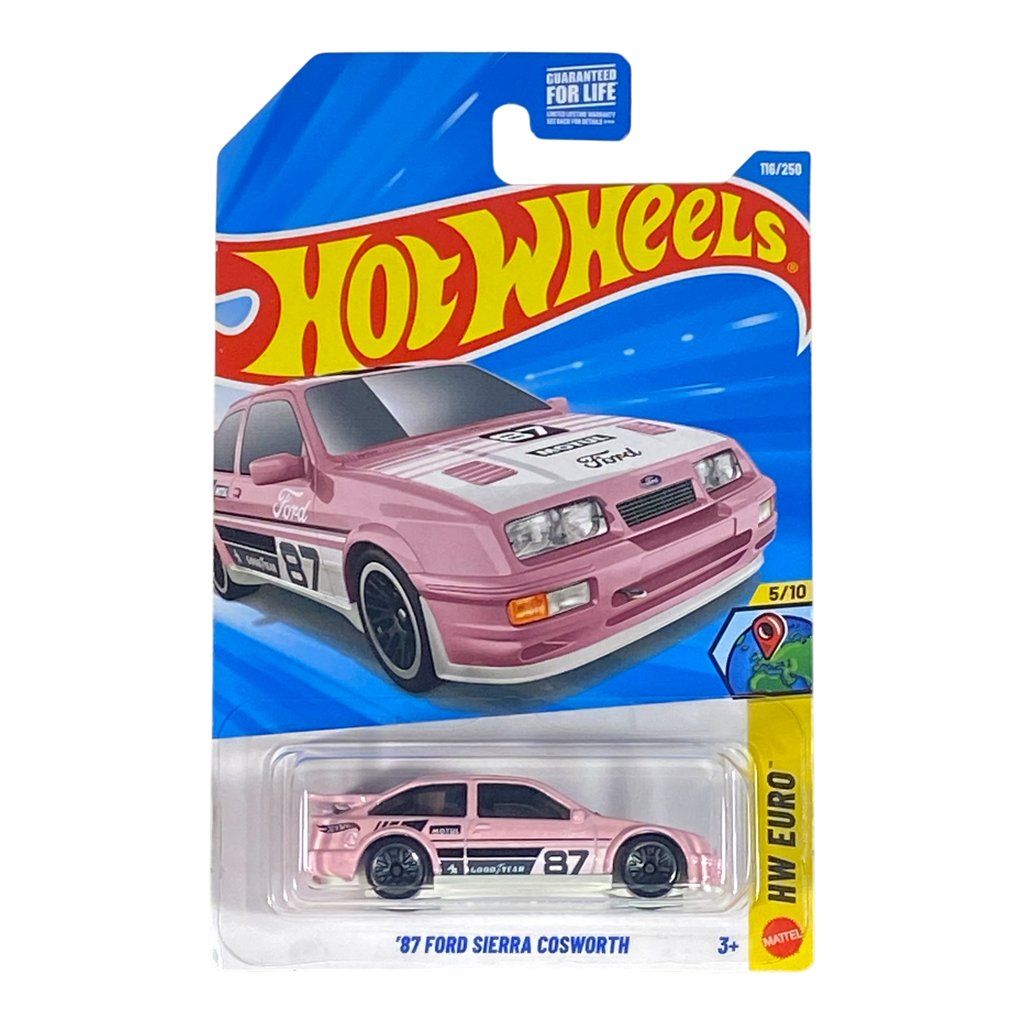 Hot Wheels '87 Ford Sierra Cosworth HW Euro 5/10