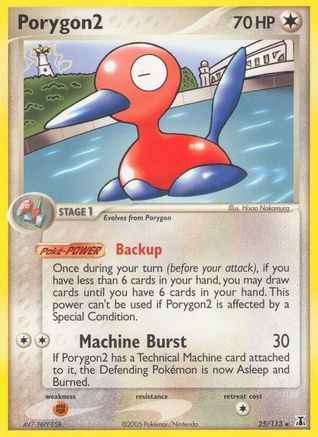 Porygon2 025/113 - Delta Species Reverse Holofoil