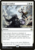 Single Combat (PRE-30S) - War of the Spark Promos Foil