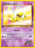 Sabrina's Abra 093/132 - Gym Challenge 1st Edition
