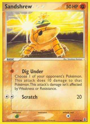 Sandshrew 082/113 - Delta Species Reverse Holofoil