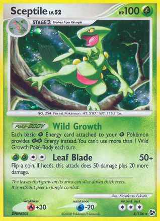 Sceptile 008/106 - Great Encounters Holofoil