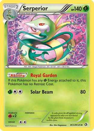 Serperior RC3/RC25 - Legendary Treasures Radiant Collection Holofoil