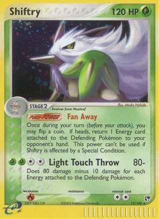 Shiftry 012/100 - Sandstorm Holofoil