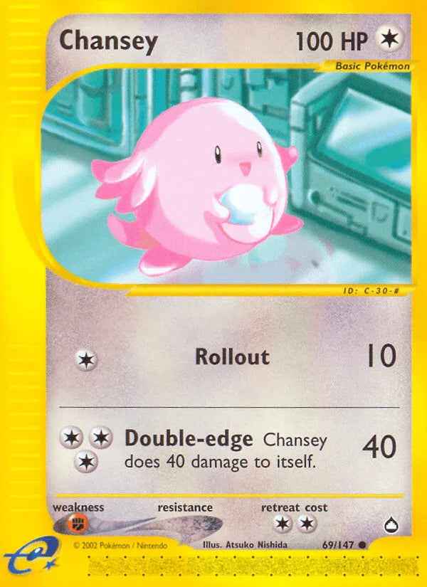Chansey (69/147) [Aquapolis]