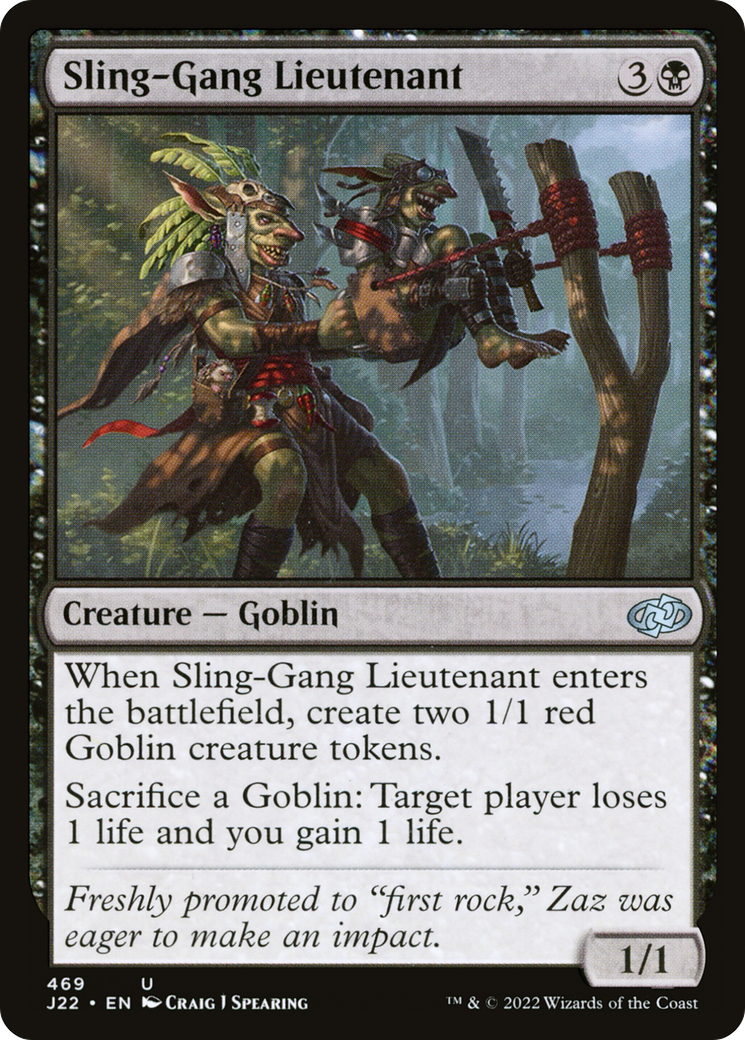 Sling-Gang Lieutenant (J22-469) - Jumpstart 2022