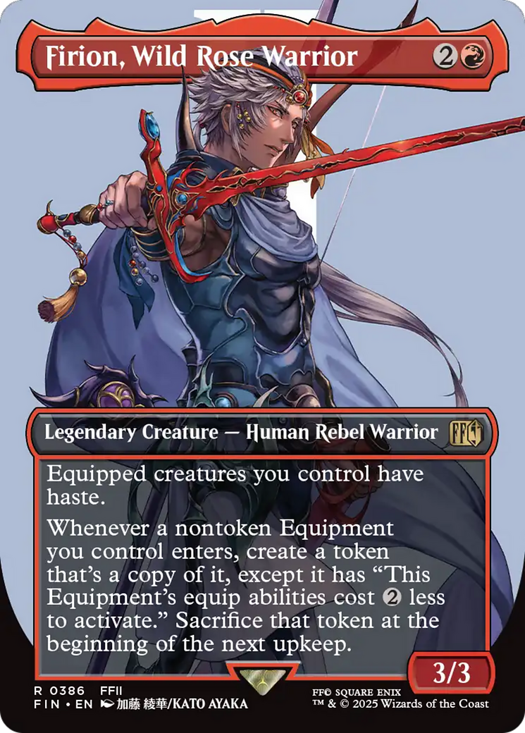 Firion, Wild Rose Warrior (FIN-386) - FINAL FANTASY (Borderless)