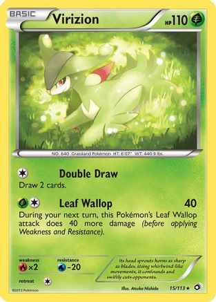 Virizion 015/113 - Legendary Treasures Holofoil