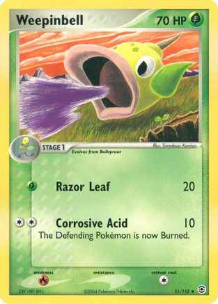 Weepinbell 051/112 - FireRed & LeafGreen
