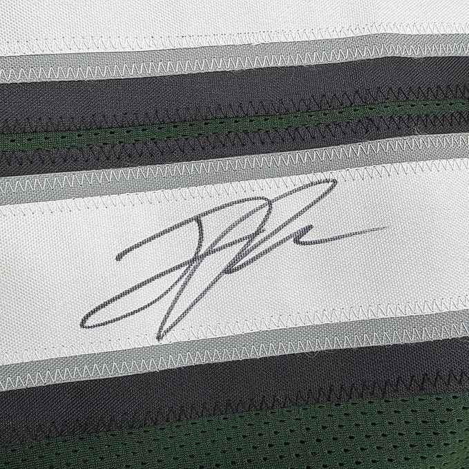 Framed Autographed/Signed Jaelan Phillips 35x39 Philadelphia Midnight Green Football Jersey PSA/DNA COA