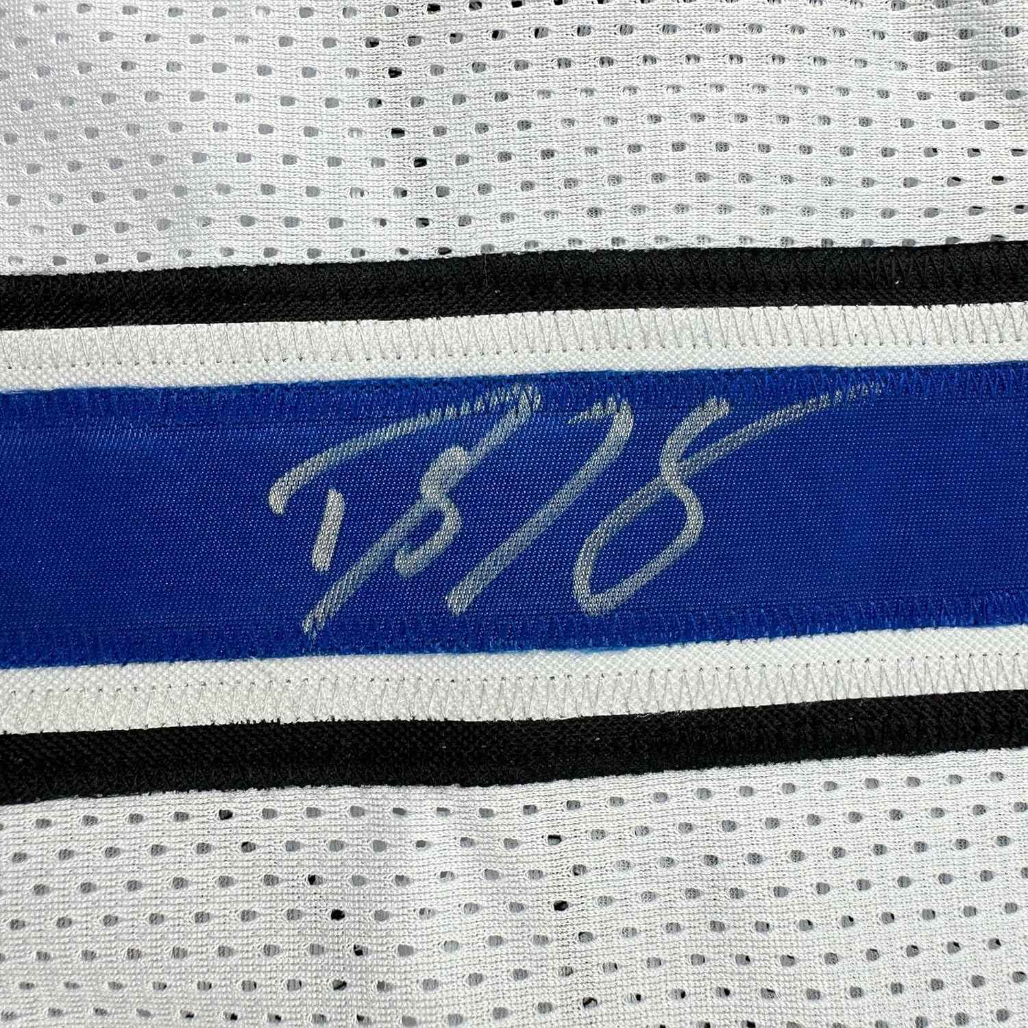 Framed Autographed/Signed Dwight Howard 35x39 Orlando White Basketball Jersey JSA COA