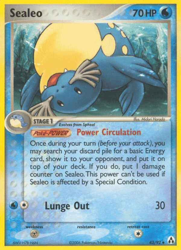 Sealeo (43/92) [EX: Legend Maker]