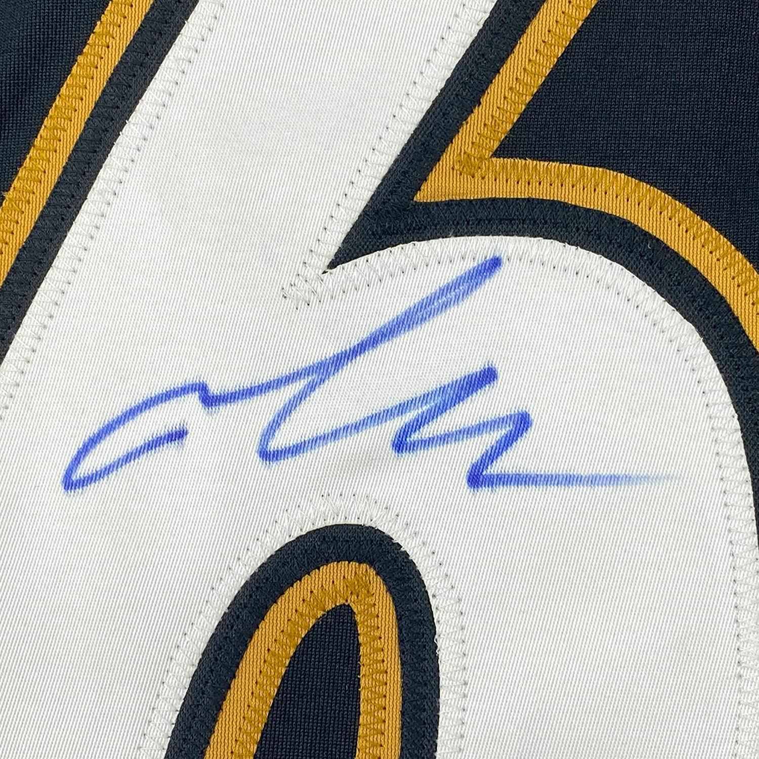 Framed Autographed/Signed Mario Lemieux 35x39 Pittsburgh Black Hockey Jersey PSA/DNA COA
