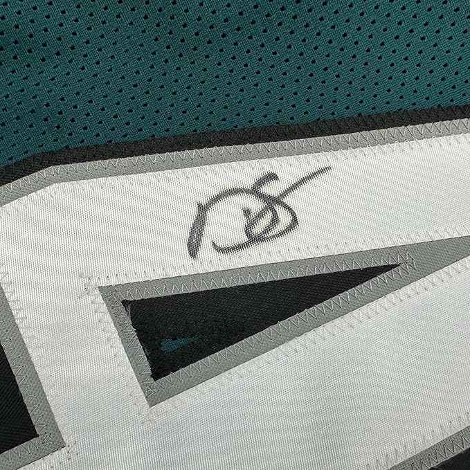 Framed Autographed/Signed Darren Sproles 35x39 Philadelphia Green Football Jersey Beckett BAS COA