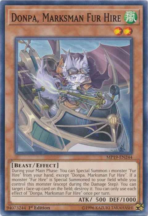 Donpa, Marksman Fur Hire [MP19-EN244] Common