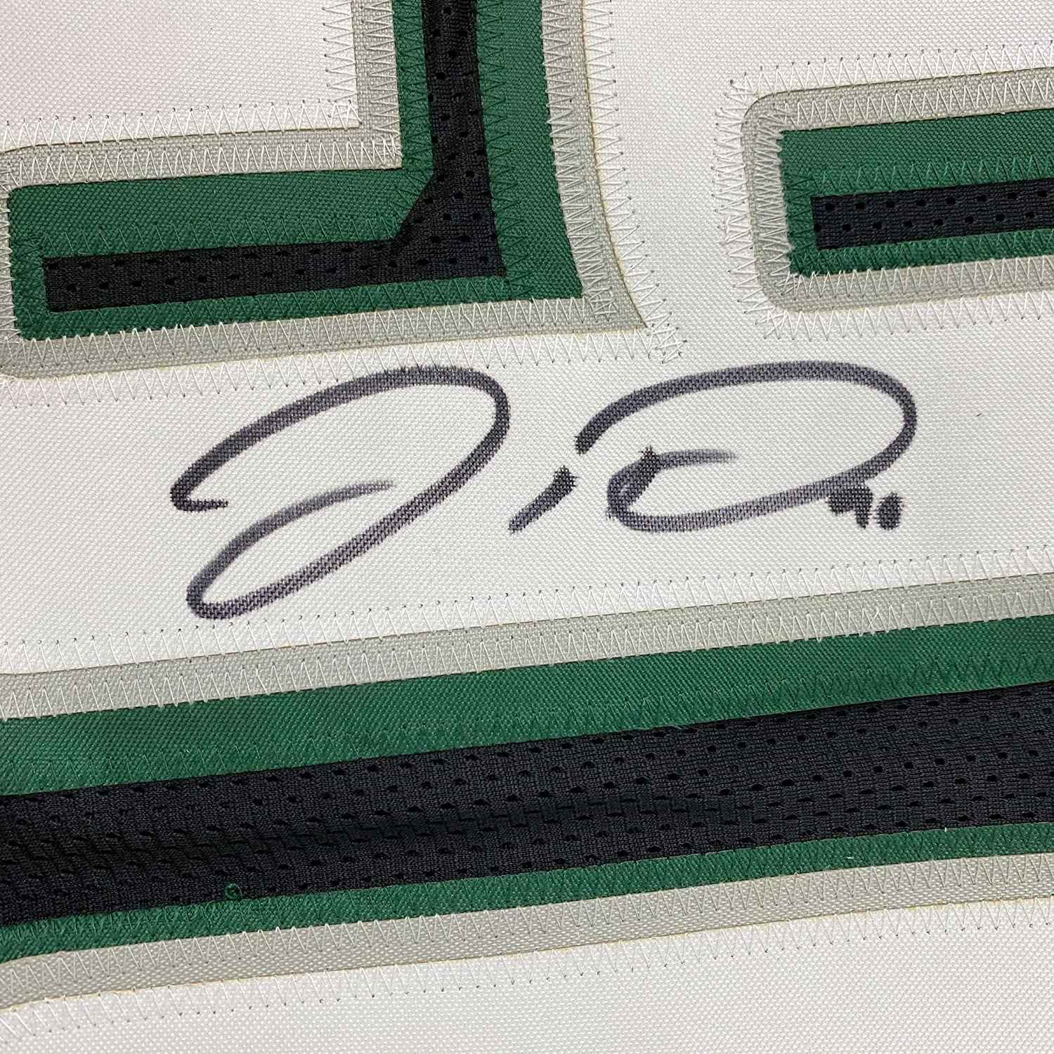 Framed Autographed/Signed Jordan Davis 35x39 Philadelphia Black Football Jersey JSA COA
